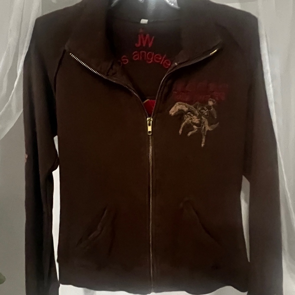 Johnny Was Brown Embroidered Jacket